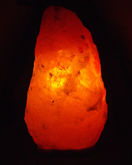 Natural Himalayan Salt Crystal Lamp - 30-40lbs